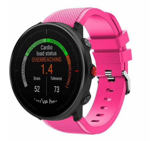Strap-it® Strap-it Polar Vantage M Twill Silikonarmband (Pink)