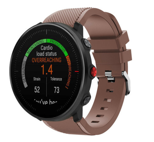 Strap-it® Strap-it Polar Vantage M Twill Silikonarmband (Kaffeebraun) Strap-it® Strap-it Polar Vantage M Twill Silikonarmband (Kaffeebraun)