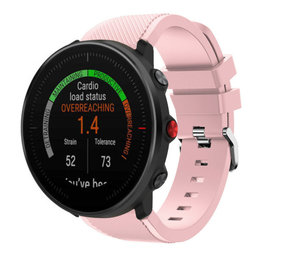Strap-it® Polar Vantage M Twill Silikonarmband (Rosa) Strap-it® Polar Vantage M Twill Silikonarmband (Rosa)