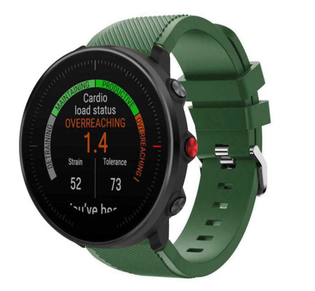 Strap-it® Strap-it Polar Vantage M Twill Silikonarmband (Armeegrün) Strap-it® Strap-it Polar Vantage M Twill Silikonarmband (Armeegrün)