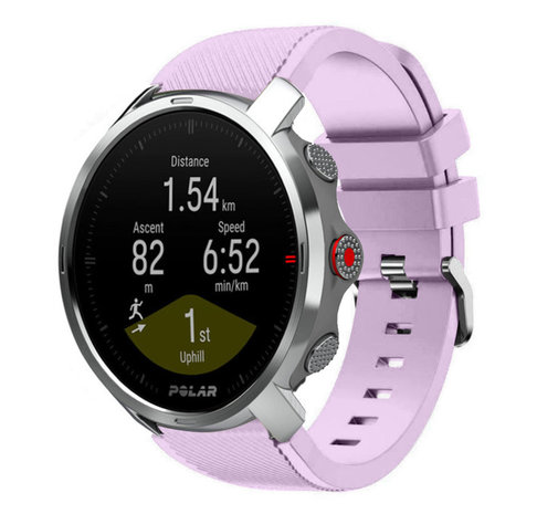 Strap-it® Strap-it Polar Grit X Twill Silikonarmband (Lila)