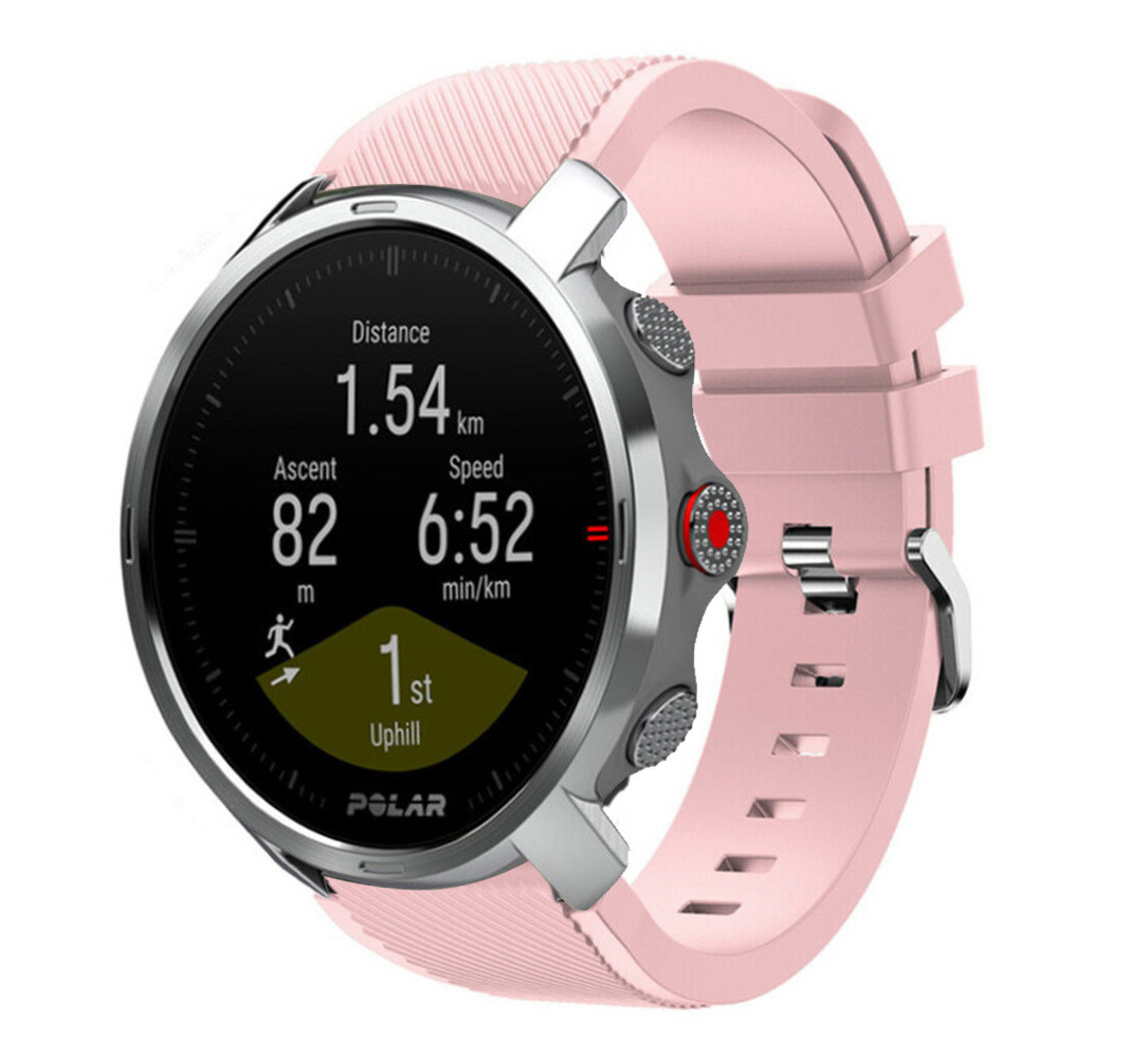 Strap-it® Strap-it Polar Grit X Twill Silikonarmband (Rosa)