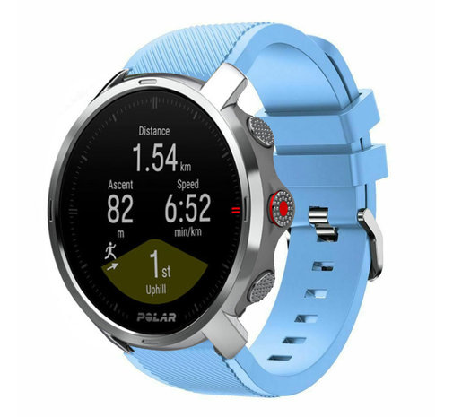 Strap-it® Strap-it Polar Grit X Twill Silikonarmband (Sandblau)