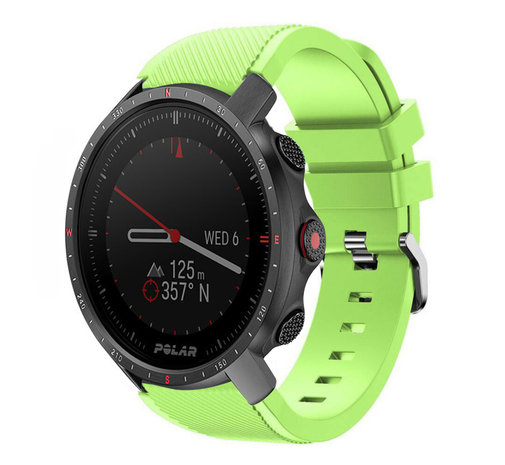Strap-it® Strap-it Polar Grit X Pro Twill Silikonarmband (Hellgrün)