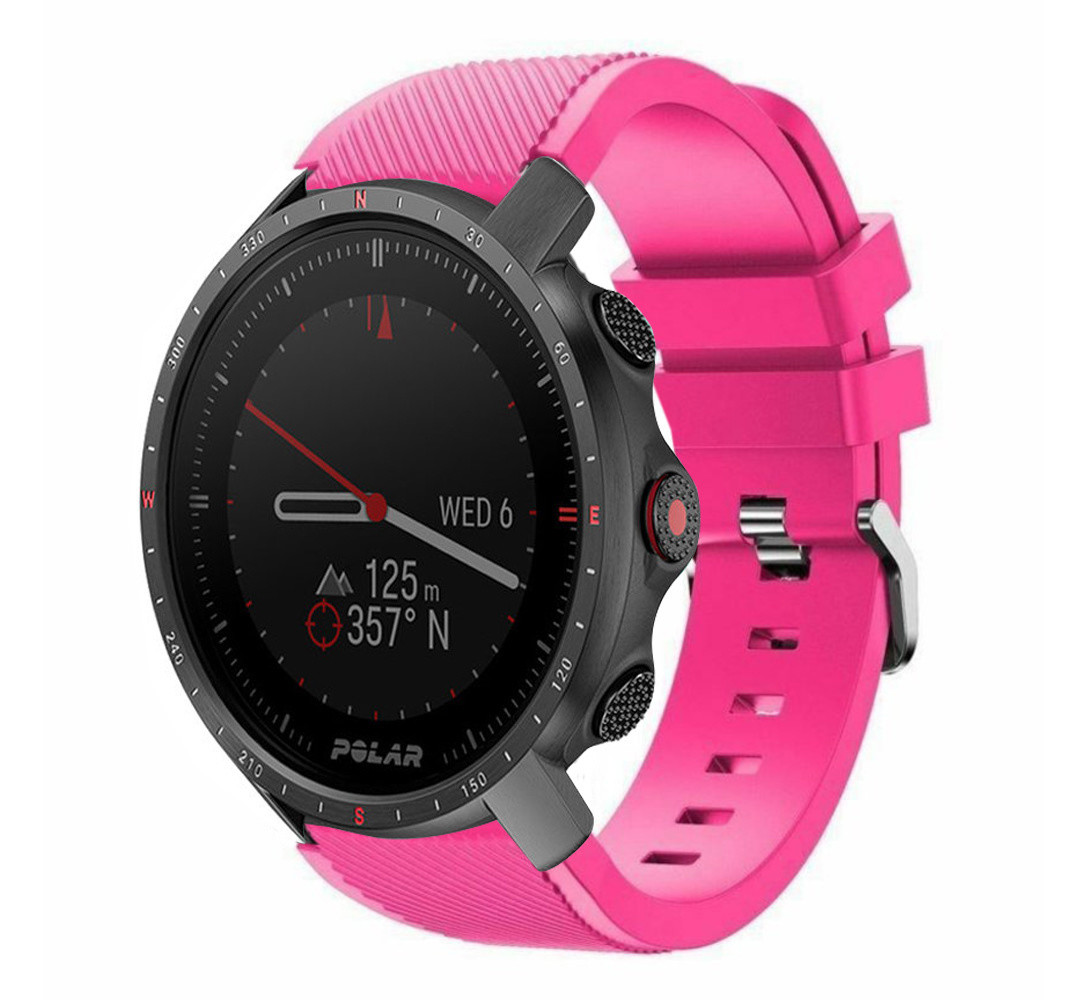 Strap-it® Strap-it Polar Grit X Pro Twill Silikonarmband (Pink)