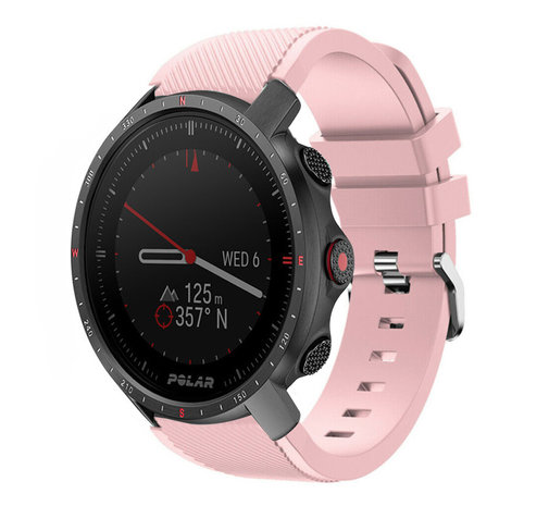 Strap-it® Strap-it Polar Grit X Pro Twill Silikonarmband (Rosa)