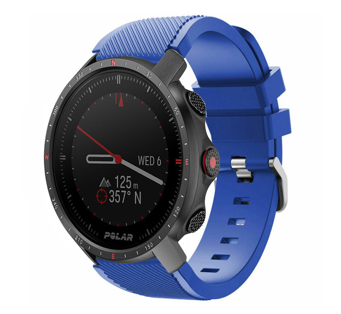 Strap-it® Strap-it Polar Grit X Pro Twill Silikonarmband (Blau)