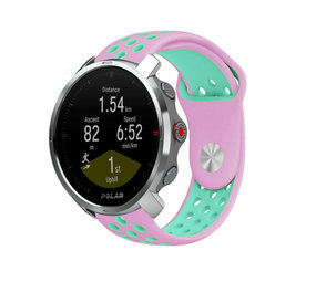 Strap-it® Polar Grit X Sportarmband (Rosa/Aqua) Strap-it® Polar Grit X Sportarmband (Rosa/Aqua)