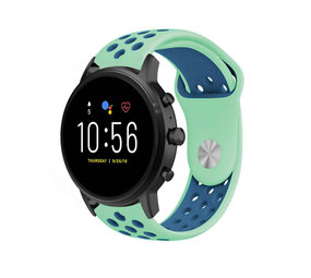 Strap-it® Fossil Gen 5 Sportarmband (Aqua/Blau) Strap-it® Fossil Gen 5 Sportarmband (Aqua/Blau)