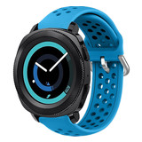Strap-it® Samsung Gear Sport Silikonband mit Löchern (Hellblau) Strap-it® Samsung Gear Sport Silikonband mit Löchern (Hellblau)