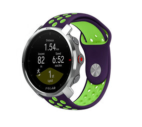 Strap-it® Polar Grit X Sportarmband (Lila/grün) Strap-it® Polar Grit X Sportarmband (Lila/grün)