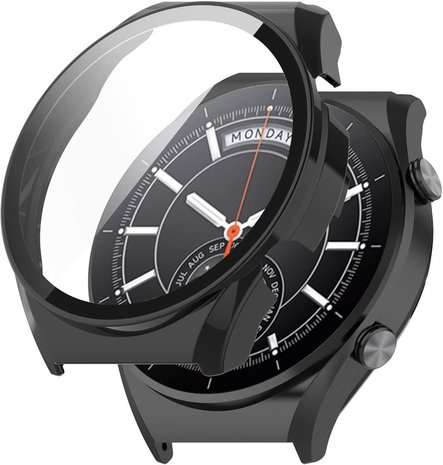 Strap-it® Strap-it Xiaomi Watch S1 PC Hartschalenetui (Schwarz) Strap-it® Strap-it Xiaomi Watch S1 PC Hartschalenetui (Schwarz)