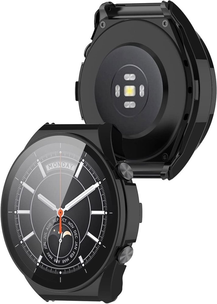 Strap-it® Strap-it Xiaomi Watch S1 PC Hartschalenetui (Schwarz) Strap-it® Strap-it Xiaomi Watch S1 PC Hartschalenetui (Schwarz)