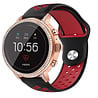 Strap-it® Strap-it Fossil Gen 5e - 42mm Sportarmband Schwarz/Rot Strap-it® Strap-it Fossil Gen 5e - 42mm Sportarmband Schwarz/Rot