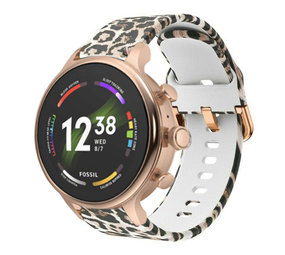 Strap-it® Lucky Leopard Fossil Gen 6 42mm Armband Strap-it® Lucky Leopard Fossil Gen 6 42mm Armband