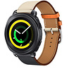 Strap-it® Strap-it Samsung Gear Sport Lederarmband (Weiß/Dunkelblau) Strap-it® Strap-it Samsung Gear Sport Lederarmband (Weiß/Dunkelblau)