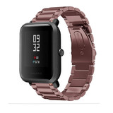 Strap-it® Xiaomi Amazfit Bip Stahlarmband (Bronze-Gold) Strap-it® Xiaomi Amazfit Bip Stahlarmband (Bronze-Gold)