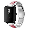 Strap-it® Strap-it Xiaomi Amazfit Bip Stahlarmband (Silber/Rosa) Strap-it® Strap-it Xiaomi Amazfit Bip Stahlarmband (Silber/Rosa)