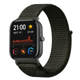 Strap-it® Xiaomi Amazfit GTS Nylonarmband (Dunkelgrün) Strap-it® Xiaomi Amazfit GTS Nylonarmband (Dunkelgrün)