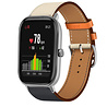 Strap-it® Strap-it Xiaomi Amazfit GTS Lederarmband (Weiß/Dunkelblau) Strap-it® Strap-it Xiaomi Amazfit GTS Lederarmband (Weiß/Dunkelblau)