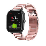 Strap-it® Xiaomi Amazfit GTS Stahlarmband (Rosa) Strap-it® Xiaomi Amazfit GTS Stahlarmband (Rosa)