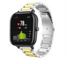 Strap-it® Strap-it Xiaomi Amazfit GTS Stahlarmband (Silber/Gold)