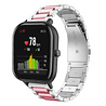 Strap-it® Strap-it Xiaomi Amazfit GTS Stahlarmband (Silber/Rosa) Strap-it® Strap-it Xiaomi Amazfit GTS Stahlarmband (Silber/Rosa)