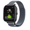 Strap-it® Strap-It Xiaomi Amazfit GTS Milanese Armband (Space Grau) Strap-it® Strap-It Xiaomi Amazfit GTS Milanese Armband (Space Grau)