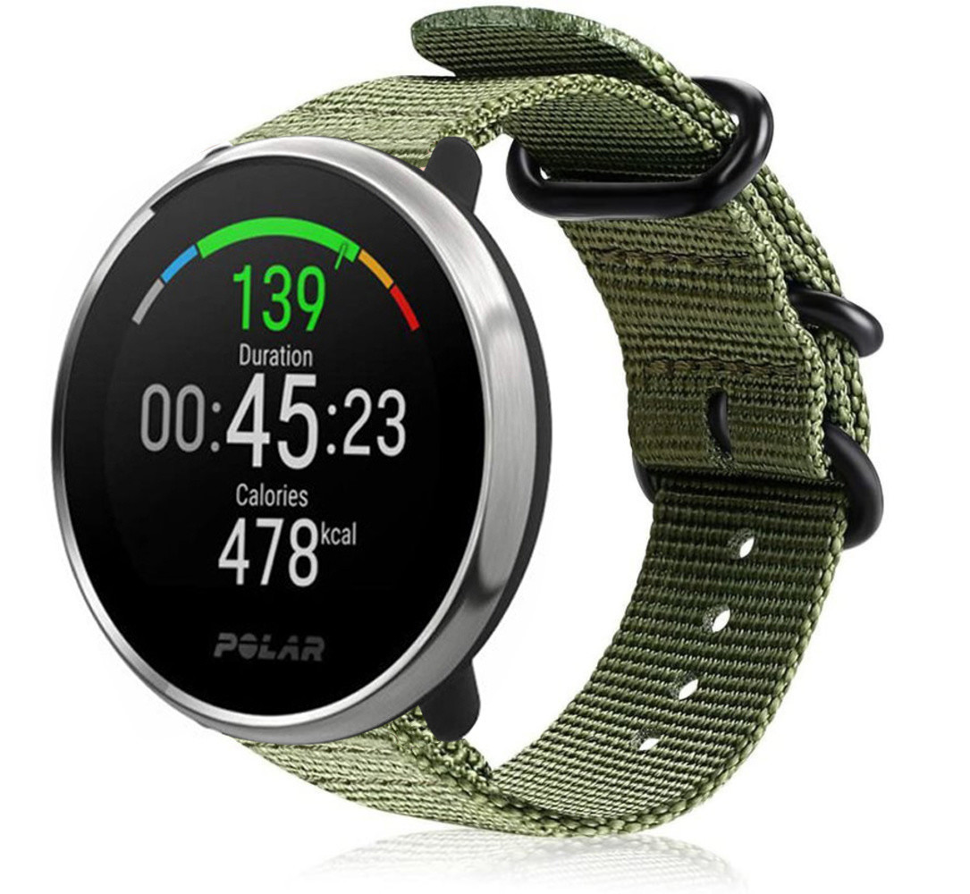 Strap-it® Strap-it Polar Ignite Nylon Schnallenarmband (Grün) Strap-it® Strap-it Polar Ignite Nylon Schnallenarmband (Grün)