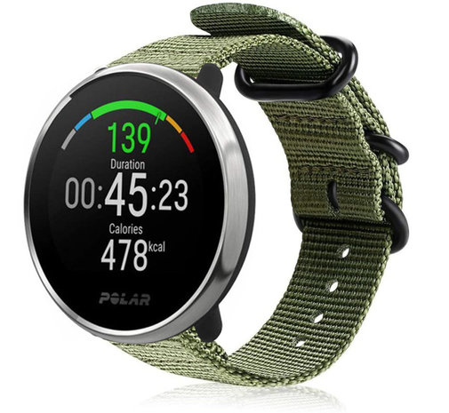 Strap-it® Strap-it Polar Ignite Nylon Schnallenarmband (Grün) Strap-it® Strap-it Polar Ignite Nylon Schnallenarmband (Grün)