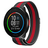 Strap-it® Strap-It Polar Pacer Milanese Armband (Schwarz/Rot) Strap-it® Strap-It Polar Pacer Milanese Armband (Schwarz/Rot)