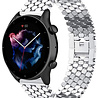 Strap-it® Strap-it Amazfit GTR 3 (Pro) Fisch Gliederarmband (Silber) Strap-it® Strap-it Amazfit GTR 3 (Pro) Fisch Gliederarmband (Silber)