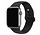 Strap-it Apple Watch 8 Silikonarmband (Schwarz)