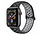 Strap-it Apple Watch 8 Sport Armband (Schwarz/Grau)