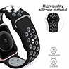 Strap-it® Strap-it Apple Watch 8 Sport Armband (Schwarz/Grau) Strap-it® Strap-it Apple Watch 8 Sport Armband (Schwarz/Grau)