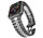 Strap-it Apple Watch 8 Jubilee Stahlband (Schwarz/Silber)