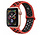 Strap-it Apple Watch 8 Sport Armband (Rot/Schwarz)