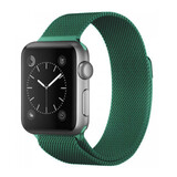 Strap-it® Apple Watch 8 Milanese Armband (Grün)