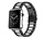 Strap-it Apple Watch 8 Stahlarmband (Schwarz/Silber)