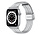 Strap-it Apple Watch 8 Edelstahlarmband (Silber)