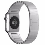 Strap-it® Apple Watch 8 Luxus-Metallarmband (Silber) Strap-it® Apple Watch 8 Luxus-Metallarmband (Silber)