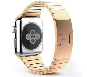 Strap-it® Apple Watch 8 Luxus-Metallarmband (Roségold) Strap-it® Apple Watch 8 Luxus-Metallarmband (Roségold)