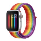 Strap-it® Strap-it Apple Watch 8 Nylonarmband (Regenbogen)