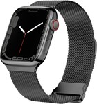 Strap-it® Strap-it Apple Watch 8 Armband Milanese (Schwarz)