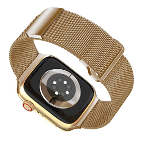 Strap-it® Strap-it Apple Watch 8 Armband Milanese (Roségold)