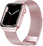 Strap-it® Apple Watch 8 Armband Milanese (Rosa)