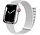 Strap-it Apple Watch 8 Nylon Loop Armband (Weiß)