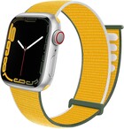Strap-it® Strap-it Apple Watch 8 Nylon Loop Armband (Gelb)