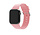 Strap-it Apple Watch 8 Silikon-Schnallenband (Rosa)