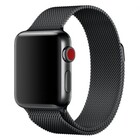 Strap-it® Strap-it Apple Watch 8 Milanese Armband (Schwarz)
